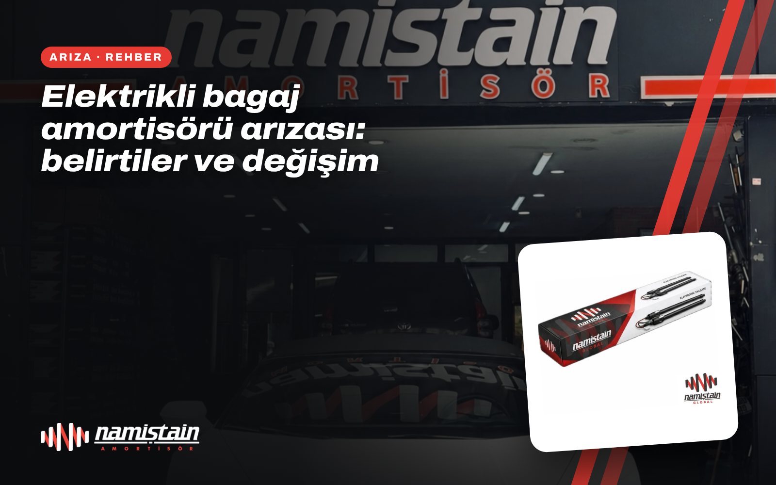 Elektrikli bagaj amortisörü arızası: belirtiler ve değişim